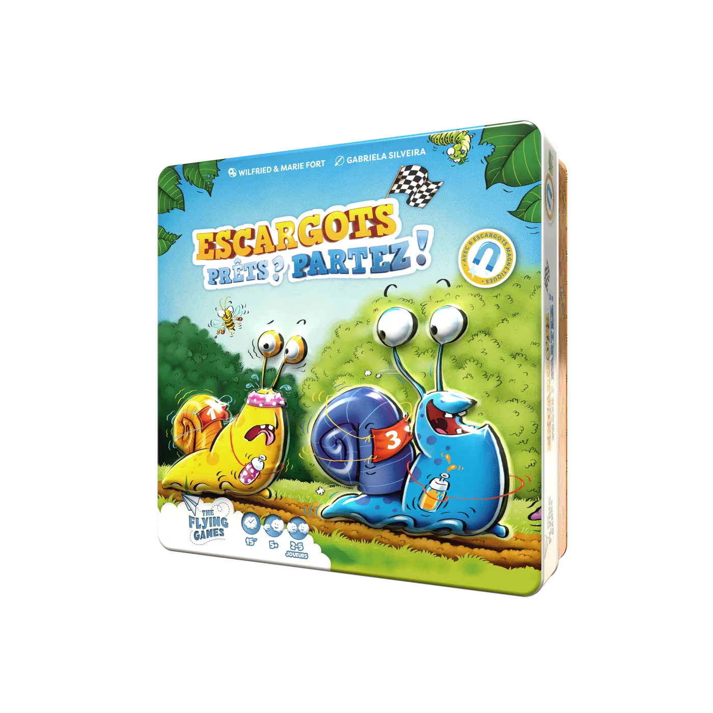 Boîte 3D Escargots, prêts, partez !